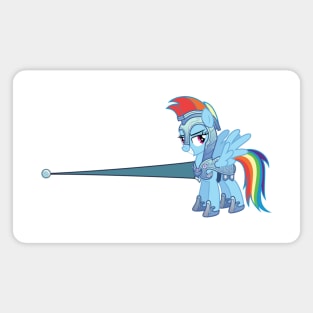 Jouster Rainbow Dash Magnet